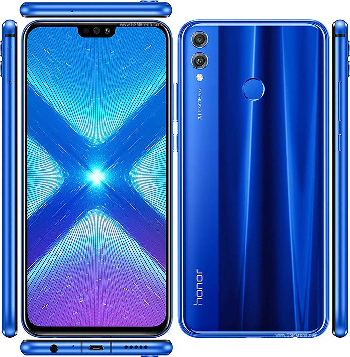 Refurbished Phone Honor 8X 6.57 inch 4GB/6GB+64GB/128GB dual sim clean screen 20mp+16mp 3750mah honor8X smartphone