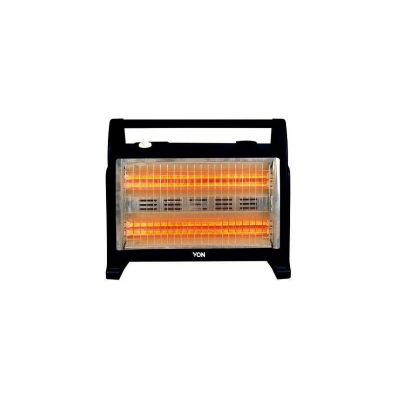 Von Bar Heater 1600W – Black, Energy Efficient Heating