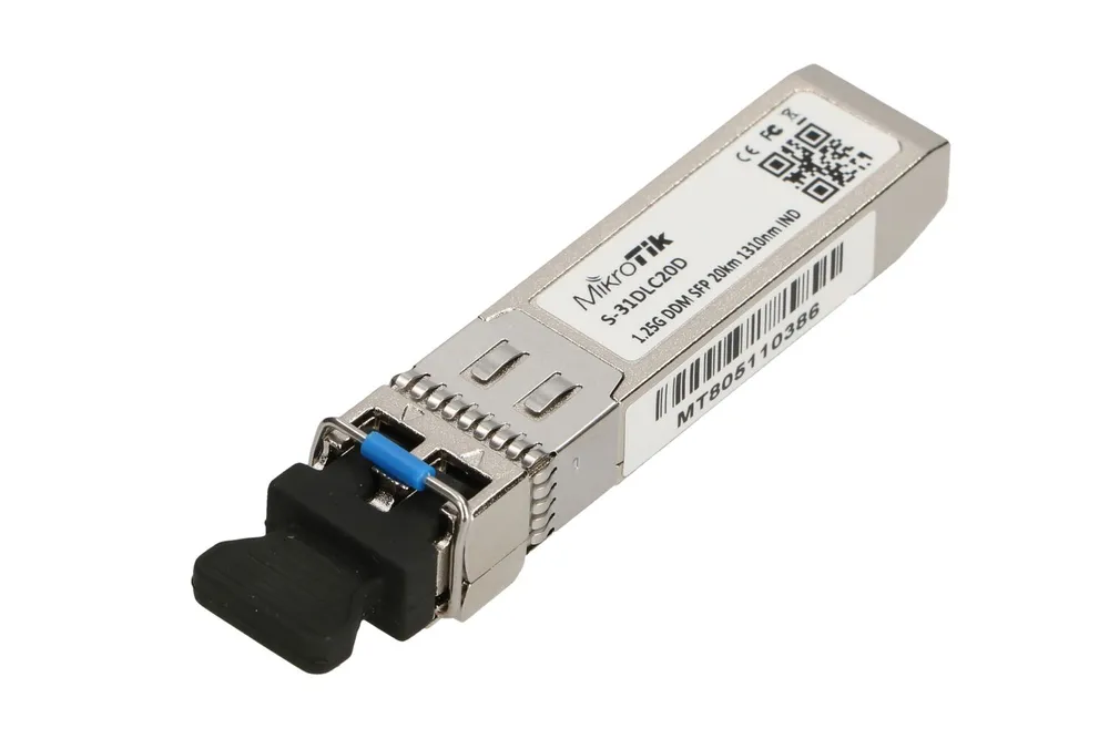 MikroTik S-31DLC20D SFP 1.25G Module 20KM