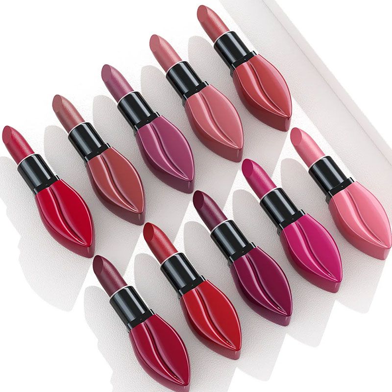 Waterproof Big Mouth Nude Matte Lipsticks Long Lasting Lip Stick Not Fading Makeup Lipgloss Red Velvet Lipstick Makeup Beauty Cosmetic Vitality Color Lipstick