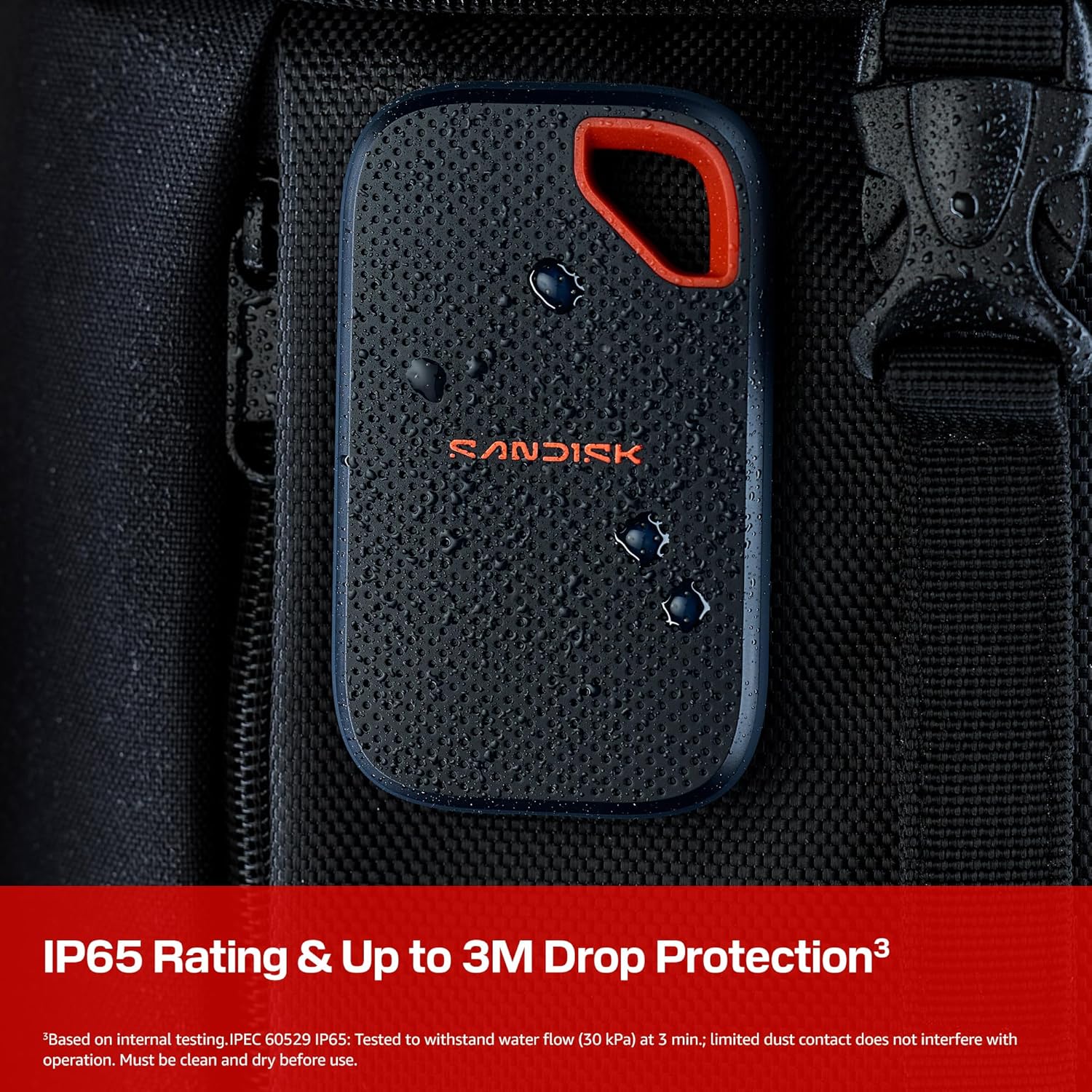 SanDisk E81 Extreme Portable SSD | 2TB Storage | USB 3.2 Gen 2 | Up to 1050MB/s Read Speed | IP65 Water &amp; Dust Resistant | USB-C Connectivity | Price in Kenya - Techsavvy Solutions