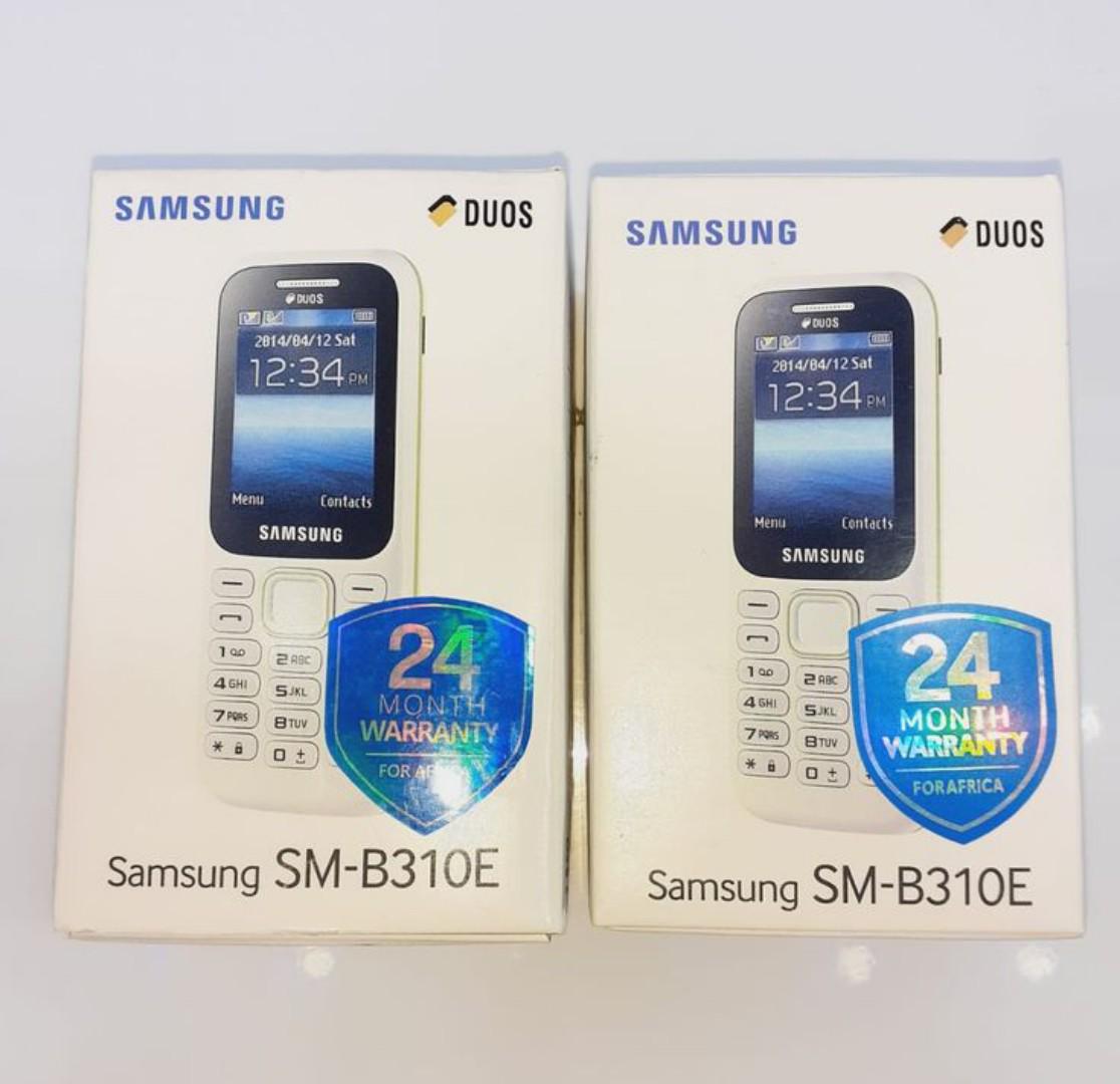 🔥OLD IS GOLD!!🔥 SAMSUNG SM-B310E SAMSUNG SM-B310E /15 (DUOS), 2" DISPLAY,FM DUAL-SIM) FEATURE PHONE, BUTTON PHONE, ORIGINAL KABAMBE PLUS FREE LD WATCH SAMSUNG SM-B310E 15 (DUOS), 2" DISPLAY, FM 🔥 R