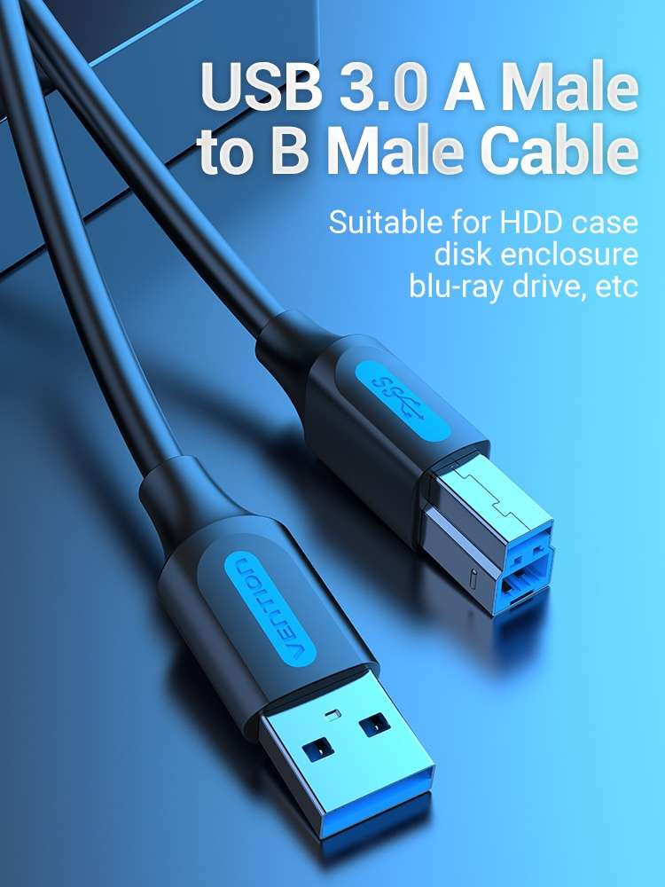 Vention COOBG USB 3.0 A Male to B Male Cable 1.5M