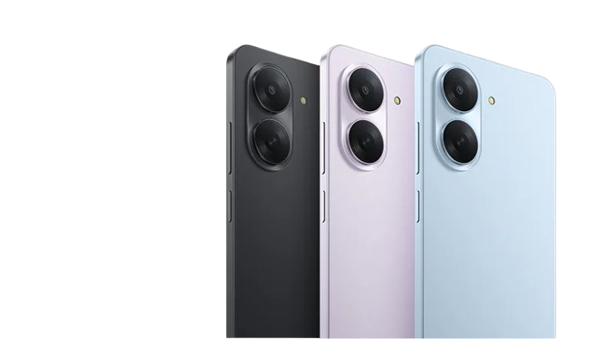 [New Arrival] Xiaomi Redmi A7 64GB + 3GB 6.88 Inch 120Hz LCD Display (13+8)MP Camera 5200mAh Battery 15W Charge Dual Sim Android 15 Side Fingerprint Smartphone
