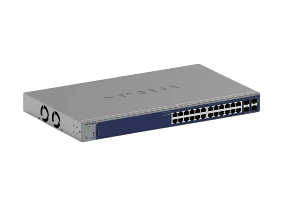 NETGEAR GS752TP-300UKS 48-Port Gigabit Ethernet PoE+ Smart Switch 4 SFP Ports 380W Cloud Managed Network Switch