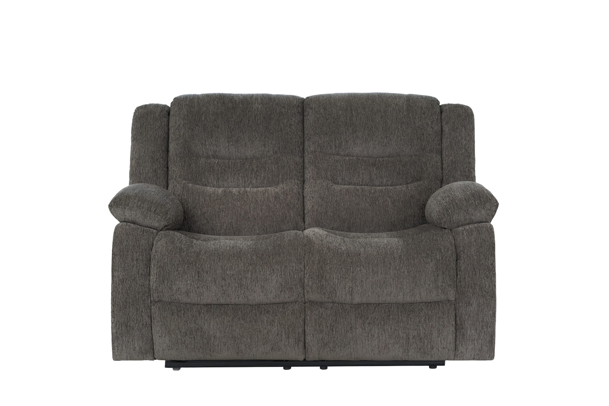 New Crescent 2-Seater Recliner – Dark Grey