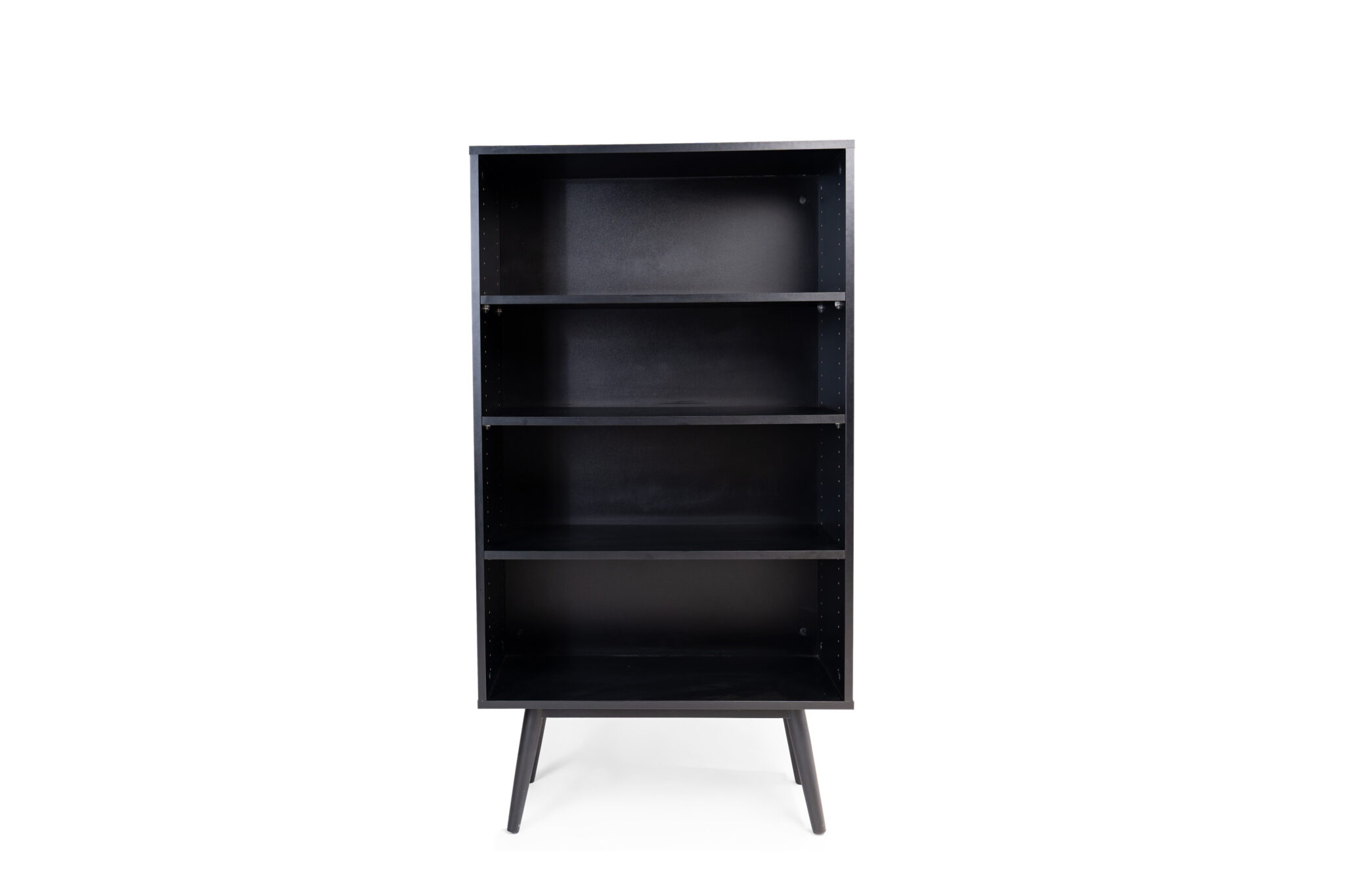 Black 4 shelf Bookshelf – Also Available in White