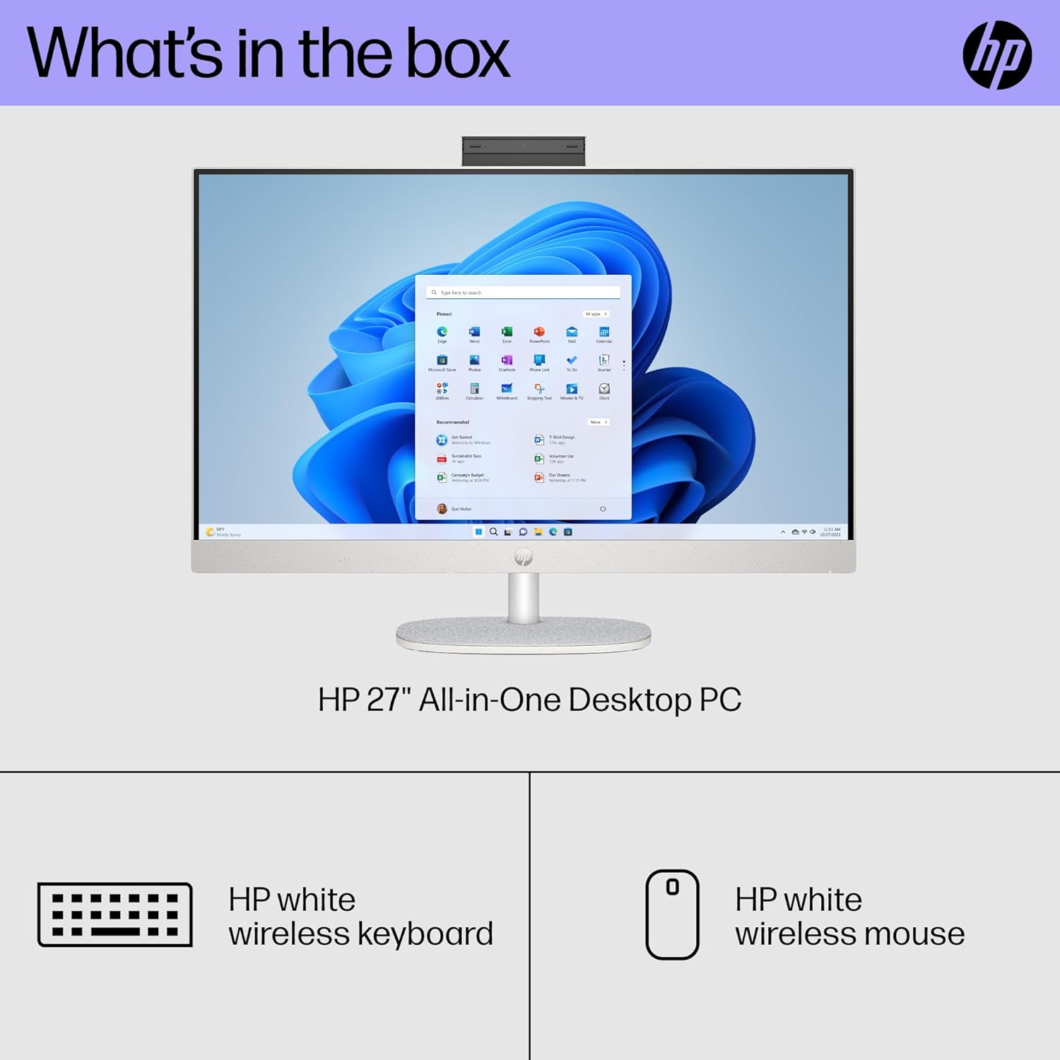 HP All-in-One 27-Cr0034nh | Core i7 13th Gen | 16GB RAM | 512GB SSD | 27″  - Techsavvy Solutions