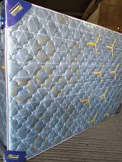 Johari Mattress – 5×6 / 4×6

Comfortable and durable Johari mattress designed to provide reliable support for a good night's sleep.

Available Sizes:

- 5×6 ft
- 4×6 ft

Features:

- Comfortable sleep