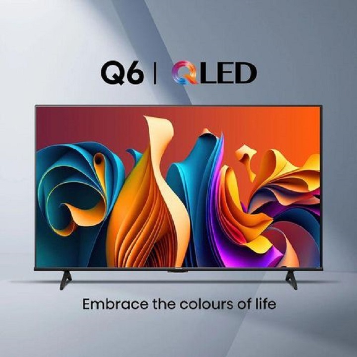 HISENSE 55" INCH SMART TV 4K QLED TV 55Q6 Frameless UHD Display Netflix YouTube DOLBY AUDIO VOICE CONTROL Wi-Fi & Bluetooth ENABLED HISENSE55 HISENSETV-2 YEARS WARRANTY+FREE TILT WALL MOUNT BRACKET