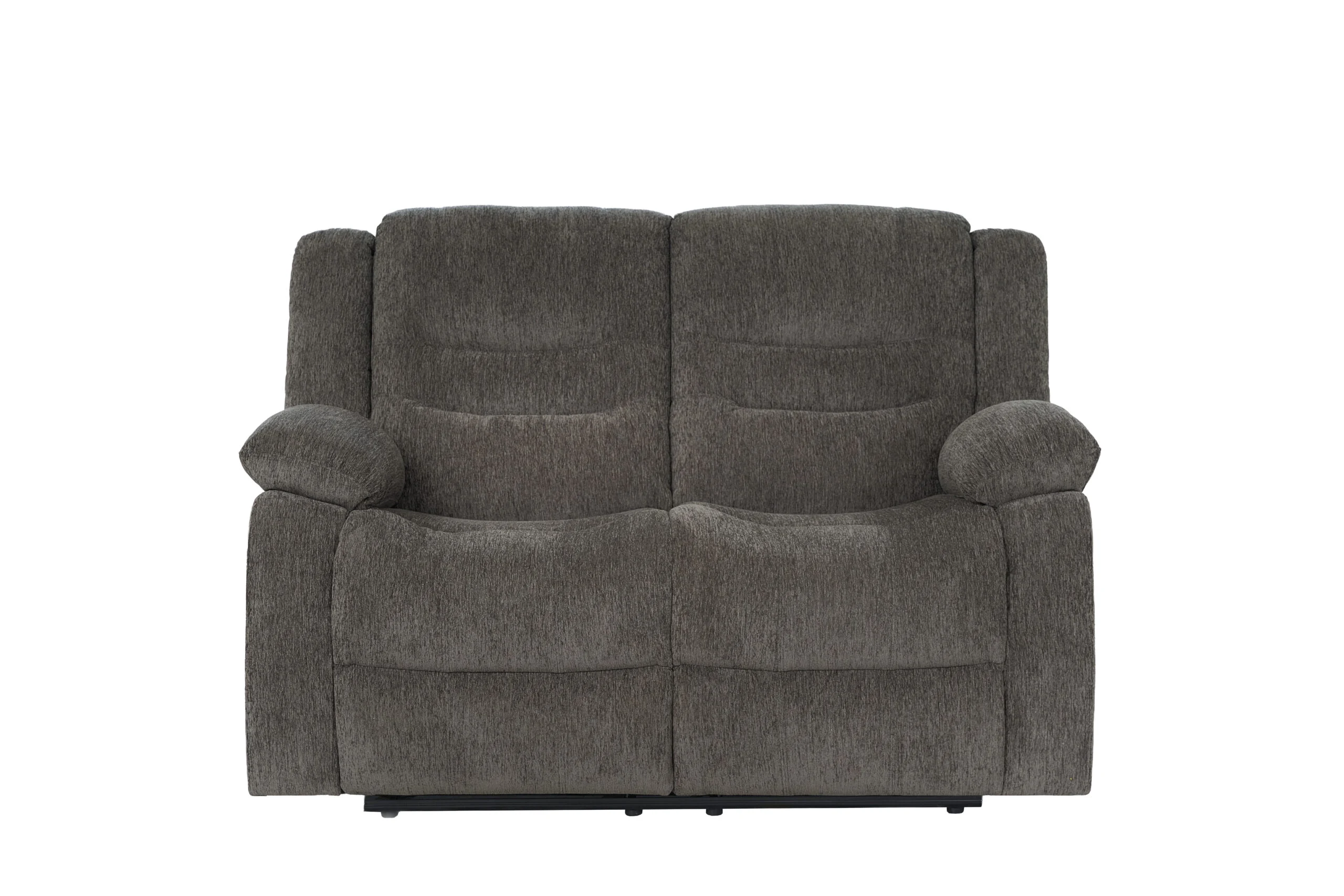 New Crescent 2-Seater Recliner – Dark Grey