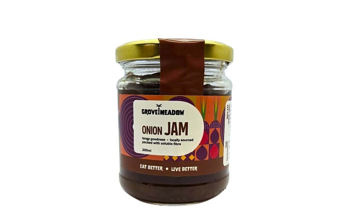 Grove And Meadow Caramelised Onion Jam – 200g