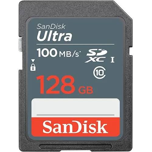 SanDisk Ultra SDXC UHS-I Card 100MBPS 128GB Class 10 - Dukatech