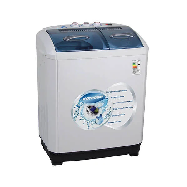 Von Hotpoint HPTT10/VALW-10MLW Twin Tub Washing Machine - White - 10 Kg