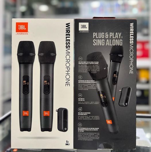 JBL Wireless Microphone JBL PartyBox Wireless MIC UHF Microphone System 2-Pack Twin Pack Set - Black