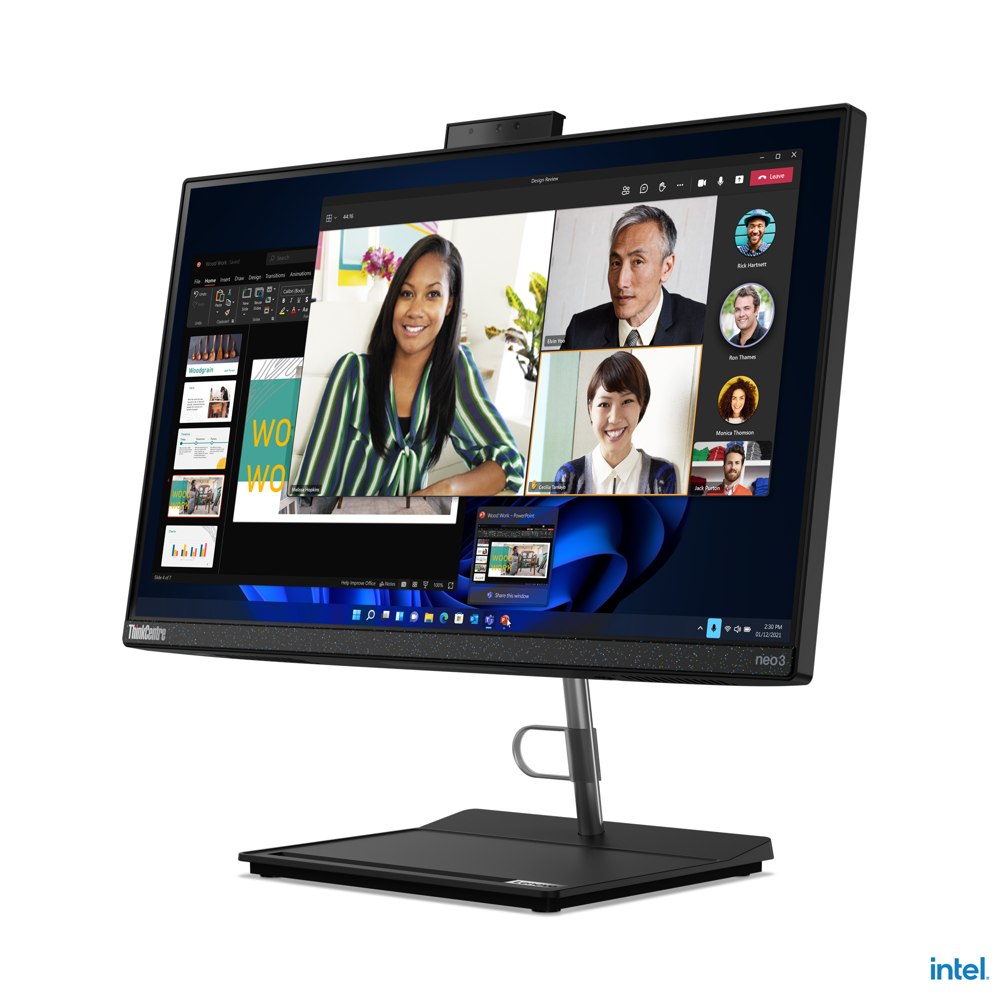 Lenovo ThinkCentre Neo 30a 22 Gen 4 Intel Core i5 13th Gen All-in-One Desktop PC