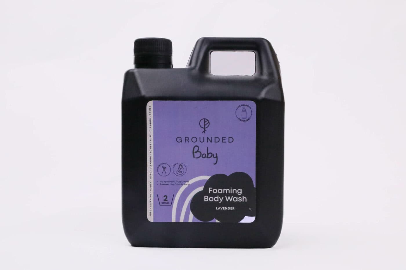 Grounded Baby Foaming Body Wash Lavender – 1L