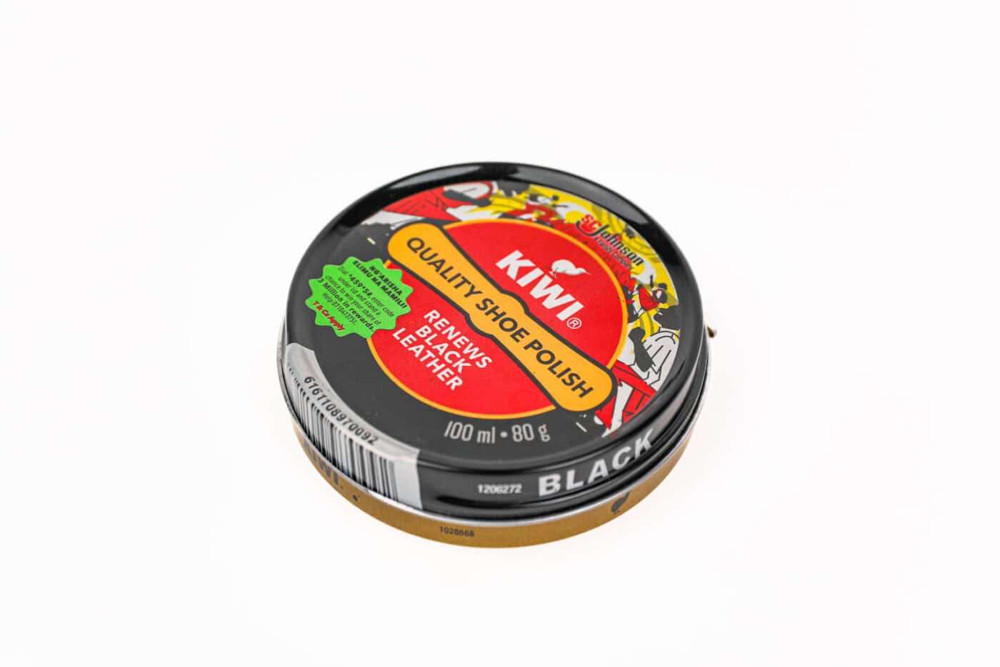 Kiwi Black Shoe Polish (Leather)- 100ml
