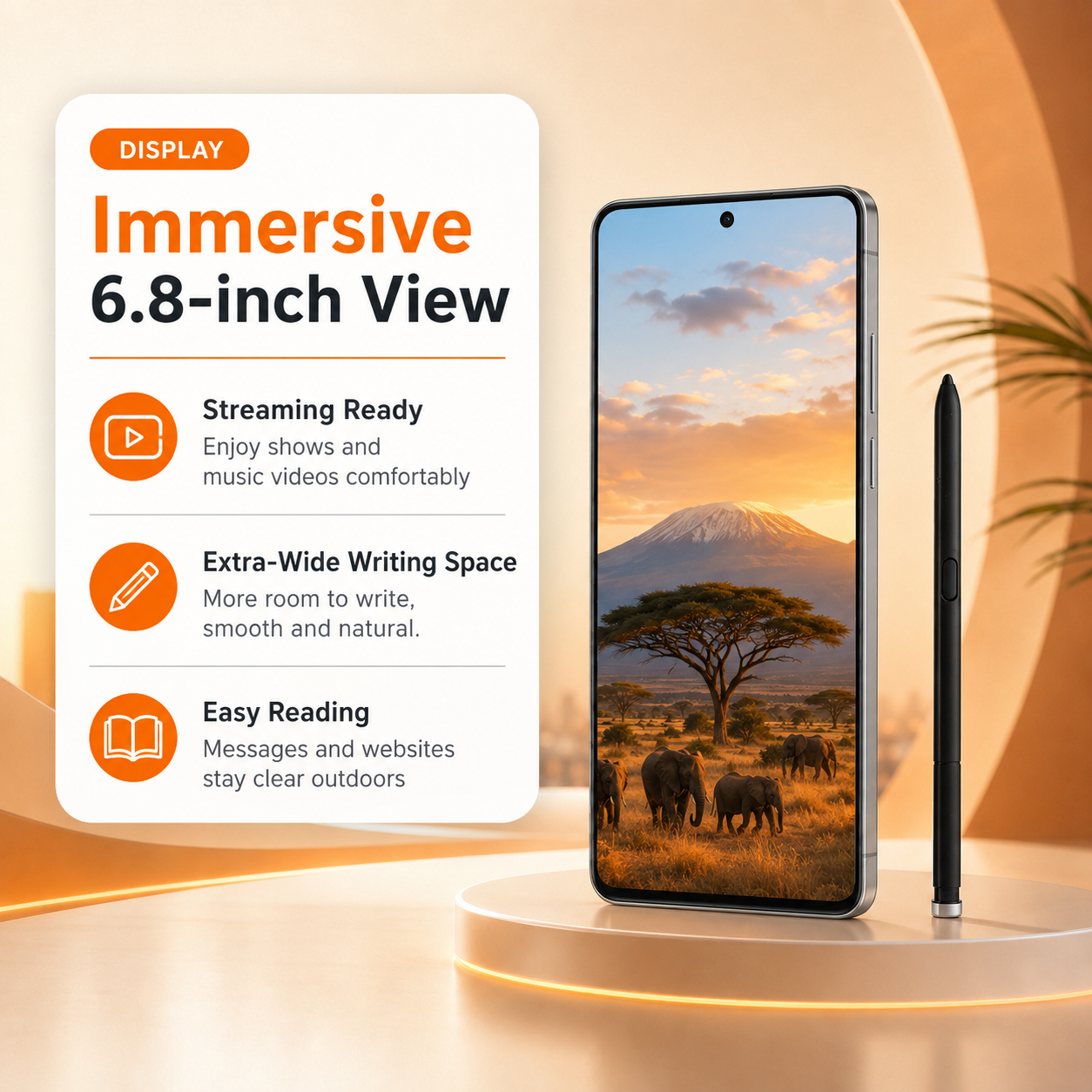 Brand New RUIOO S25 Ultra 128GB Storage Smart Phones Built-in Stylus • 6.8" Display • 5000mAh1 Year Warranty | Nairobi Stock❤️Please read the purchase notice before placing an order❤️