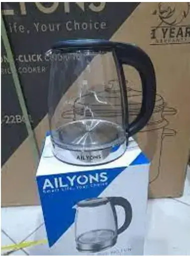 AILYONS 2 litres Electric Water Kettle Heater & Boiler Jug Cordless, Glass Jug Ailyons offers affordable‎‎,‎‎ quality‎‎,‎‎ energy‎‎-efficient home appliances