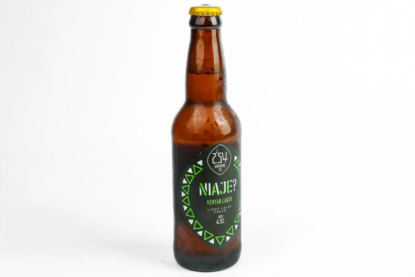 254 Niaje (Ni How) Kenyan Lager – 330ml (Returnable Bottles)