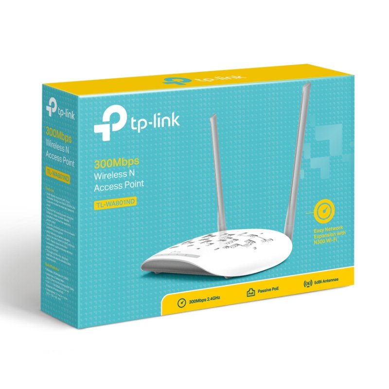 TP-Link TL-WA801ND 300Mbps Wireless N Access Point - Techsavvy Solutions