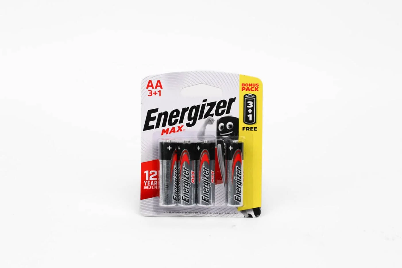 Energizer AA Batteries – 4 Pack (3+1 Free)