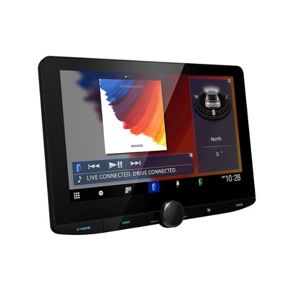 Kenwood DMX9720XS – 10.1 Inches  Floating HD Touchscreen Car