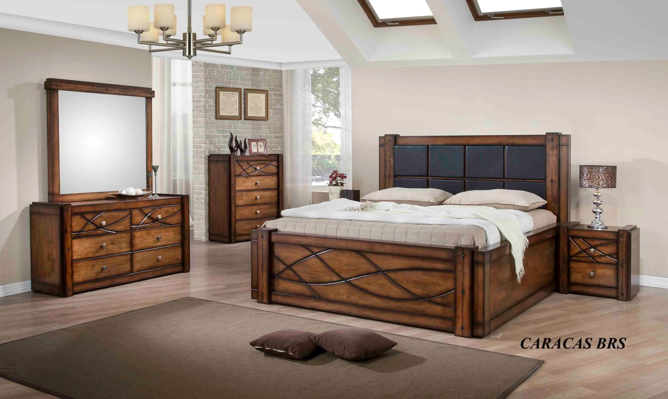 Caracas Queen Bed + Two Bed Side