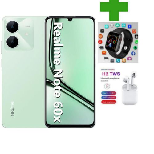 Realme Note 60X Smartphone 4GB RAM 64GB ROM 6.74 Inch 90Hz Display 5000mAh Battery 50MP Camera Android Dual SIM 4G Mobile Phone
