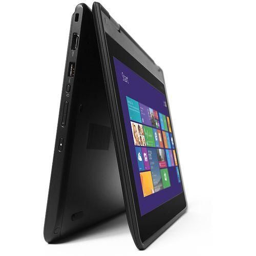 Lenovo Yoga 11e X360 Touchscreen Laptop – 4GB RAM, 128GB SSD, 12” Convertible 2-in-1 | Windows 11 Pro | Sleek Black (Refurbished) plus free mouse