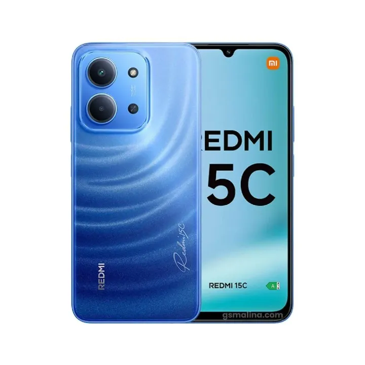 REDMI 15C 128GB Storage Upto 8(4+4)GB Ram 6.9'' FHD Immersive Display 50MP Main Cam +8MP front 6000mAh 33W Fast Charger Xiaomi Hyper OS Side Fingerprint Smartphone smart phones