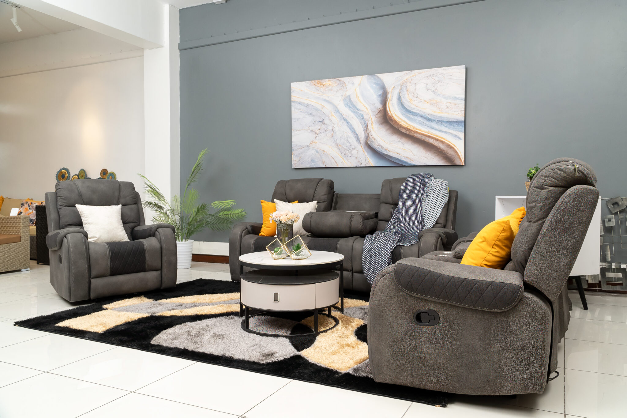 Cara 7 Seater Recliner 3+2+1+1GS