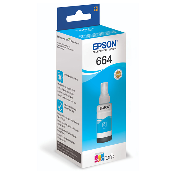 Epson T6642 Cyan Ink Bottle 70ML - Dukatech