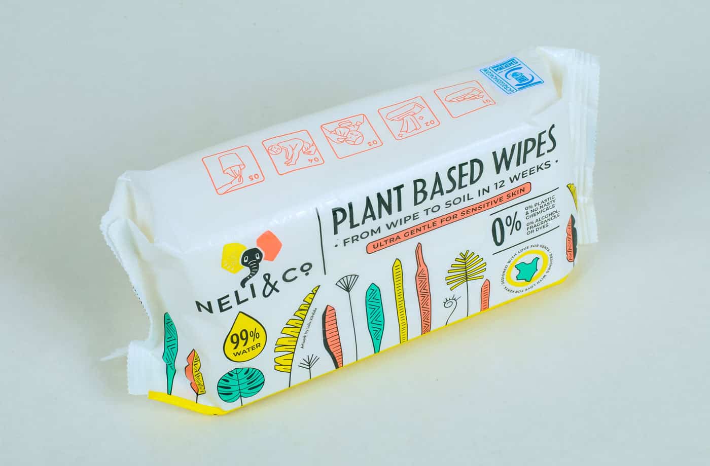 Neli & Co Plant Based Wipes – 56 Pieces