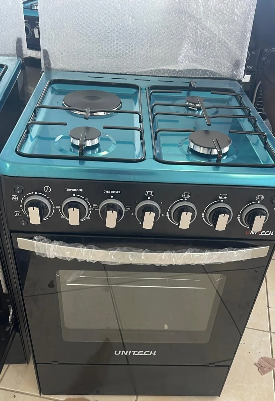 60×60 Unitech 3+1 Standing Cooker – Affordable, Reliable & Modern