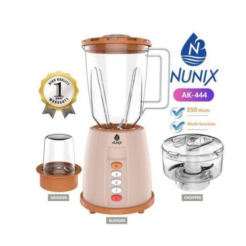 Nunix AK-444 Blender, an affordable, high-quality, and energy-efficient home appliance designed to simplify your kitchen tasks.