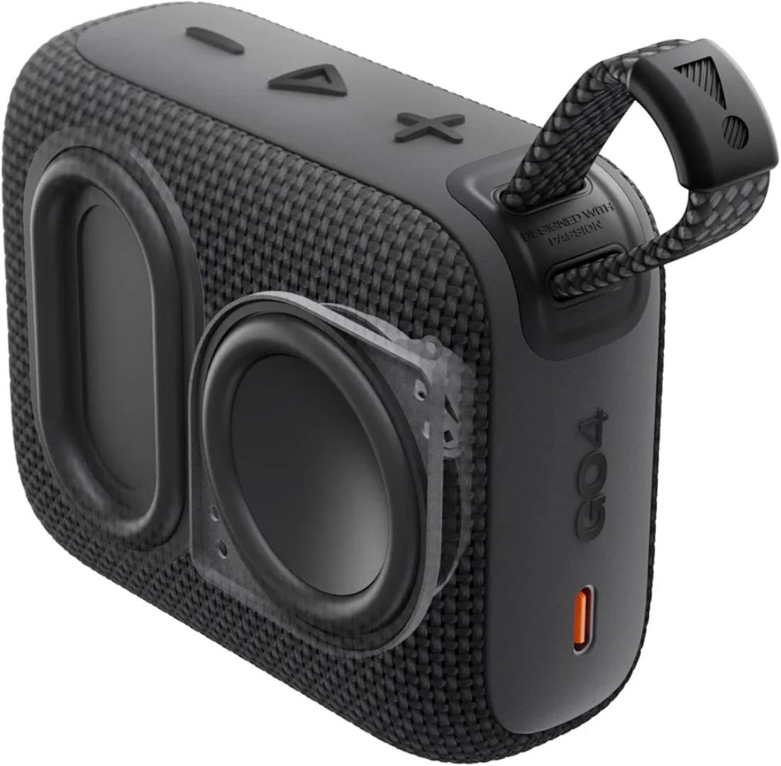 JBL Go 4 Original Ultra-Portable, Waterproof and Dustproof Bluetooth Speaker, Big JBL Pro Sound with Punchy bass, 7-Hour Built-in Battery, Made in Part with Recycled Materials