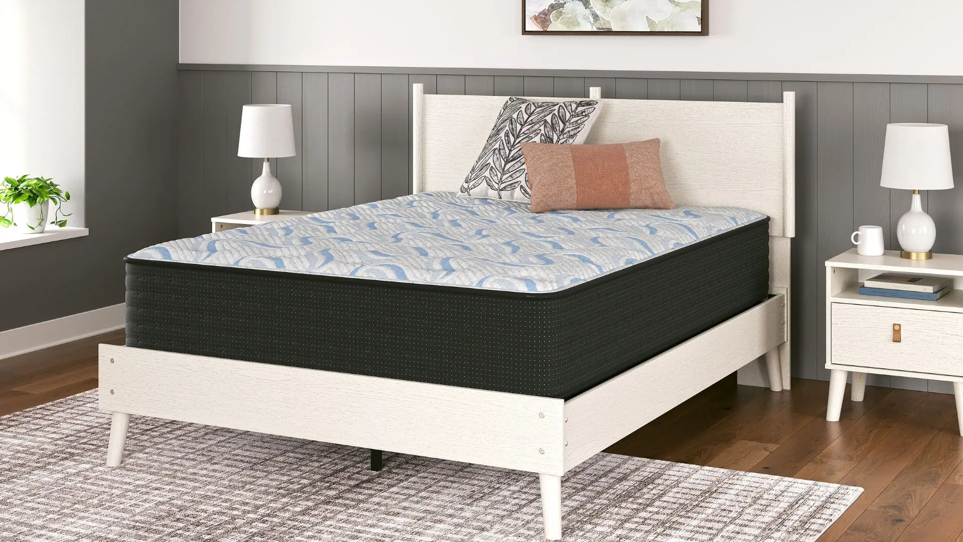 M40641W2 KING MATTRESS ELITE SPRINGS PLUSH (ASH)