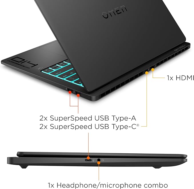 HP Omen Transcend 14 Intel Core Ultra 7 32GB RAM 1TB SSD RTX 5060 8GB - Windows 11 Pro - Techsavvy Solutions