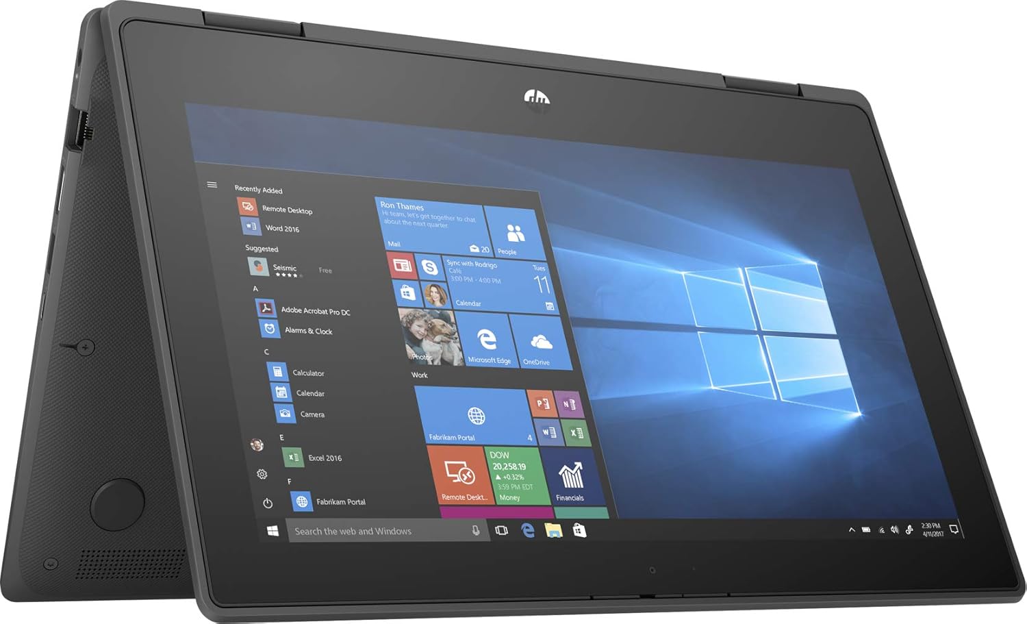 HP ProBook x360 11 G1 EE Touchscreen Laptop | Intel Pentium Quad-Core, 4GB RAM, 128GB SSD | 11.6" HD IPS Convertible | Rugged Education Design | Windows 10 Pro | Black - Techsavvy Solutions