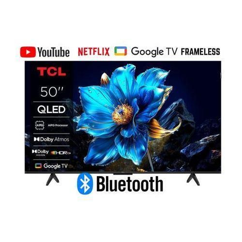 TCL 50T6D 50 Inch Premium QLED Smart Google TV 2026 Model – 4K UHD HDR Display, Dolby Vision & Dolby Atmos, Wi-Fi & Bluetooth, Frameless Slim Design, Streaming Apps – 1 Year Warranty