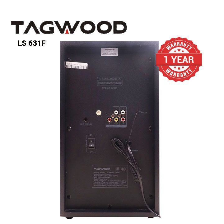 Tagwood  631F 3.1CH Woofer Subwoofer Bluetooth Cinema Home theater System Bluetooth Hi-Fi Speaker Speaker System Speaker bass speaker woofer  BT/USB/SD/FM