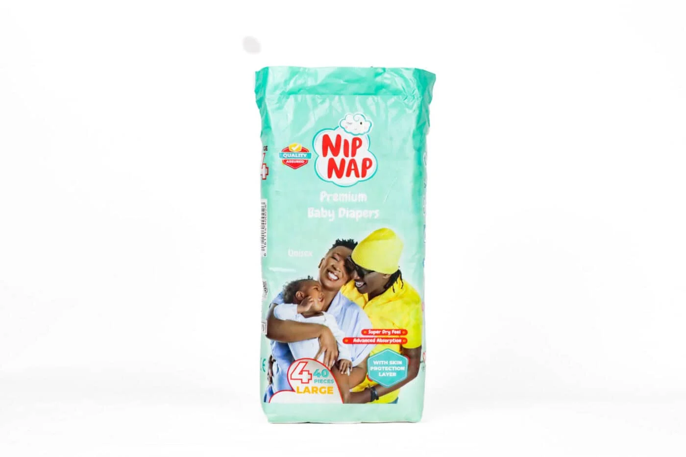 NipNap Baby Diapers – 8Kg – 14Kg | Maxi | 40 Pieces