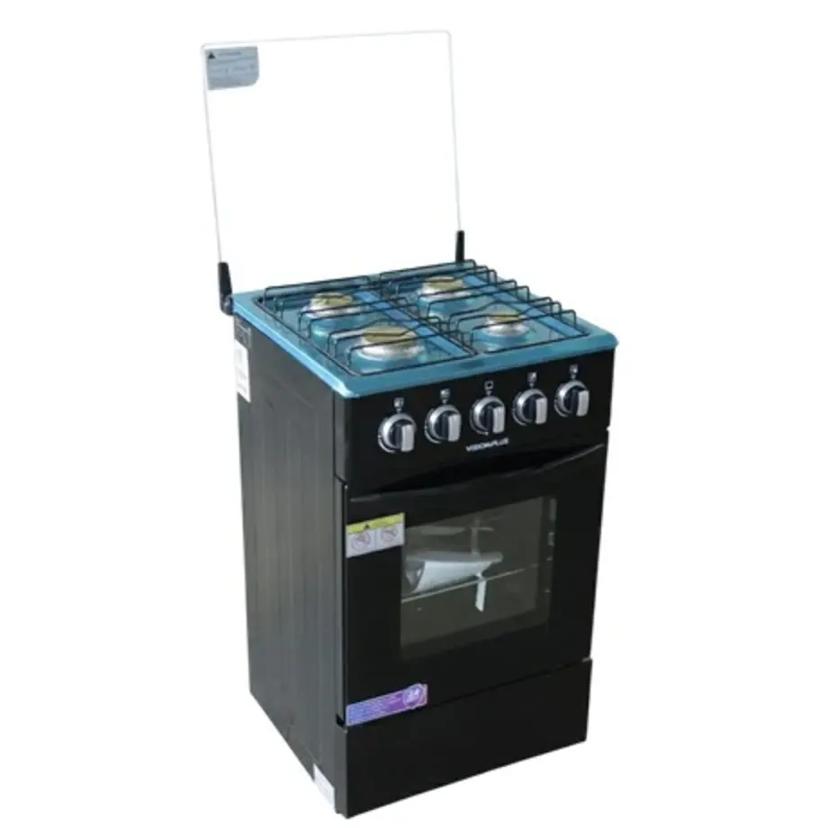 Vision Plus 4 Gas Burner 50X50 Standing Cooker with Gas Oven