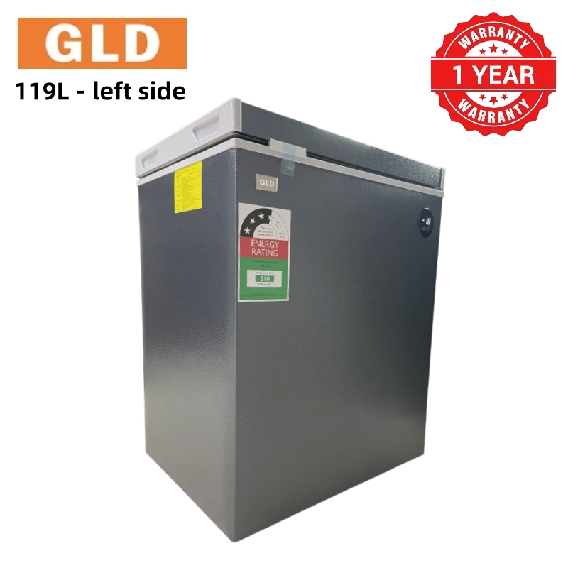 GLD 119L Smart Chest Freezer | Built-In Voltage Stabilizer & Power Delay Protection | Touch Temperature Control | No Extra Fridge Guard Needed | Fast Cooling
