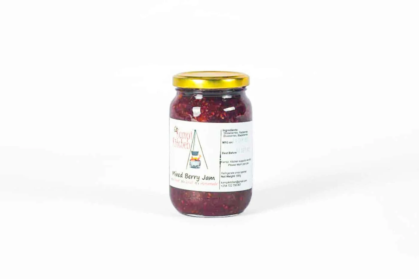 Kampi Kitchen Mixed Berry Jam – 450g