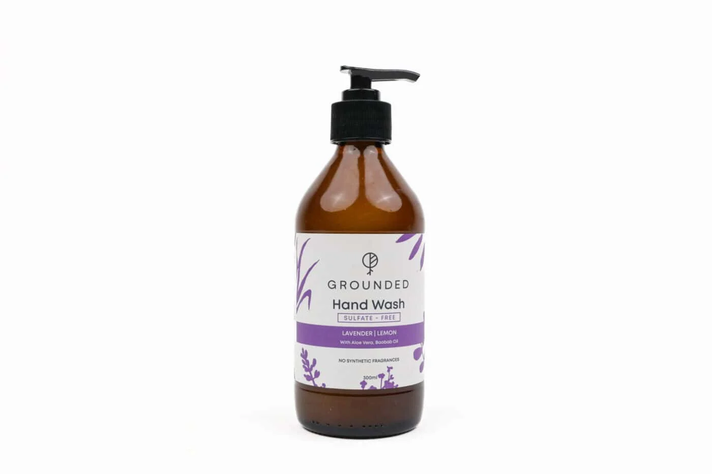 Grounded Hand Wash Gel | Lemon & Lavender – 300ml