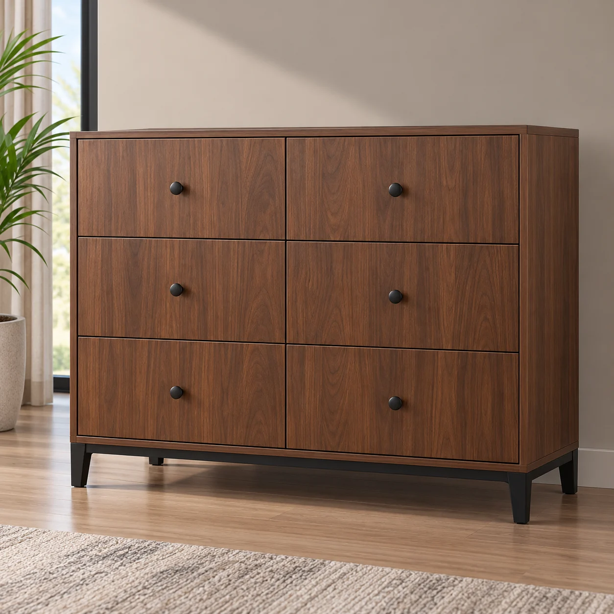 African Wenge Chest of Drawers