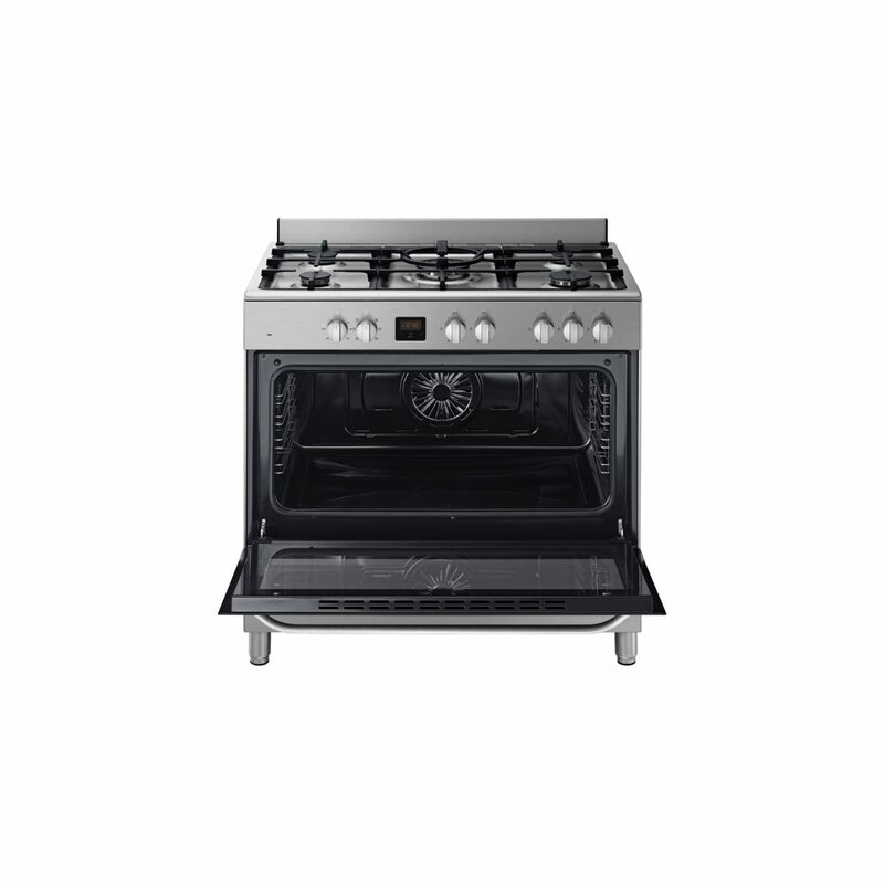 Samsung 5 Gas Cooker - Stainless Steel, 90CM*60CM  NY90T5010SS